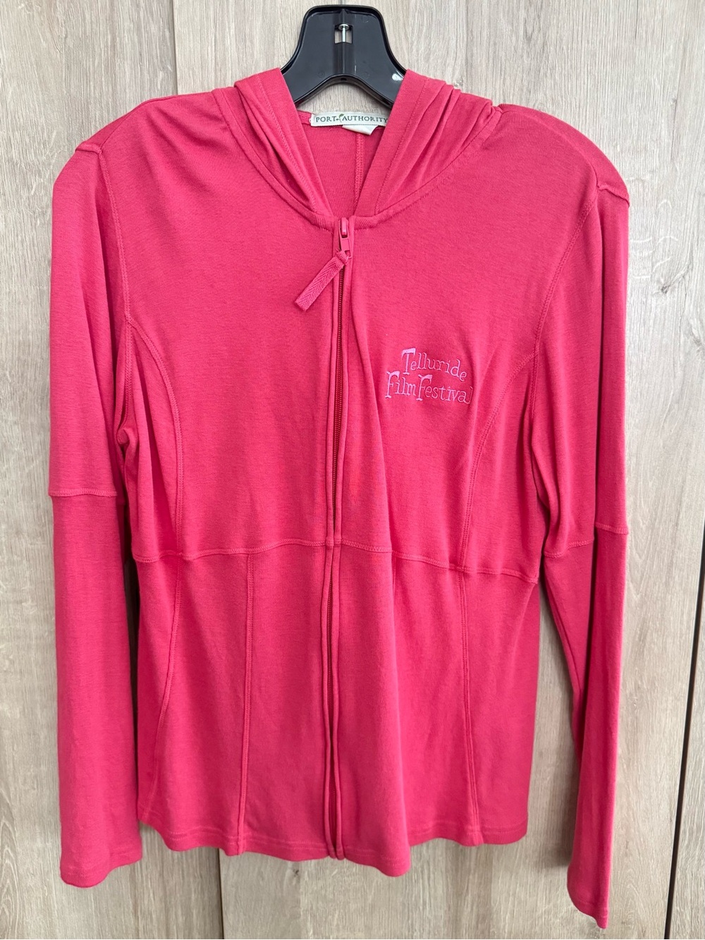 Telluride Film Festival Pink Zip Hoodie